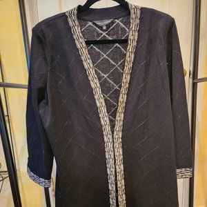 Ming Wang Long Black Sweater